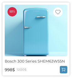 Bosch 300 Series SHEM63W55N refrigerator 998 dollars